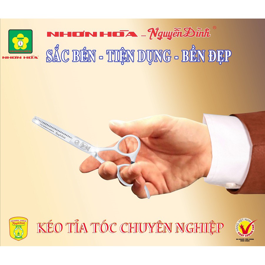 KÉO TỈA TÓC NHƠN HÒA - NGUYỄN ĐÌNH (hàng chính hãng full box)