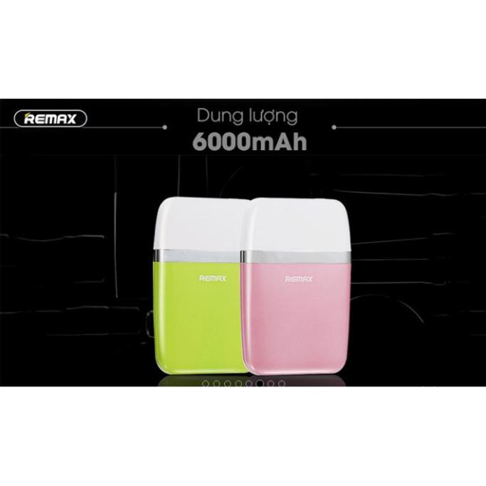 Sạc Dự Phòng 6000mAh Aroma RPP-16 REMAX - Hàng chính hãng