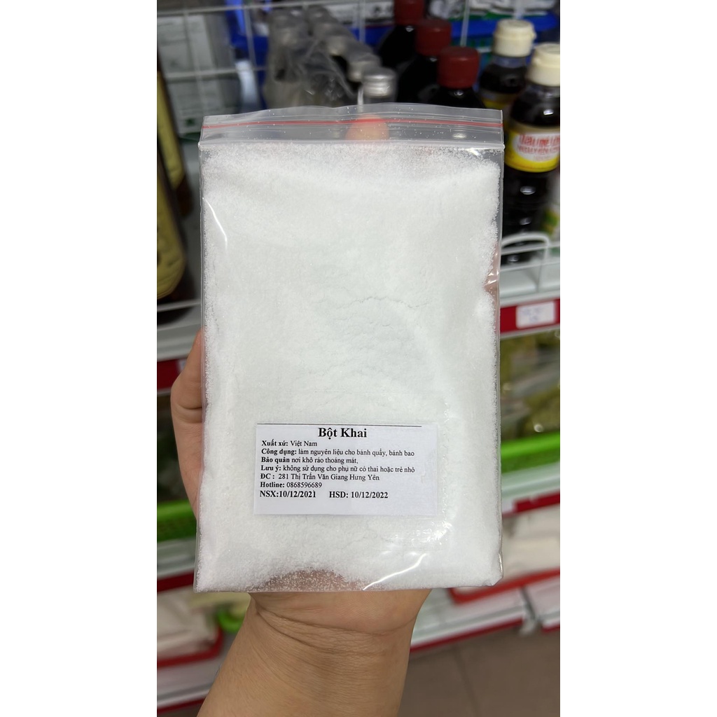 bột khai làm quẩy-bánh nướng