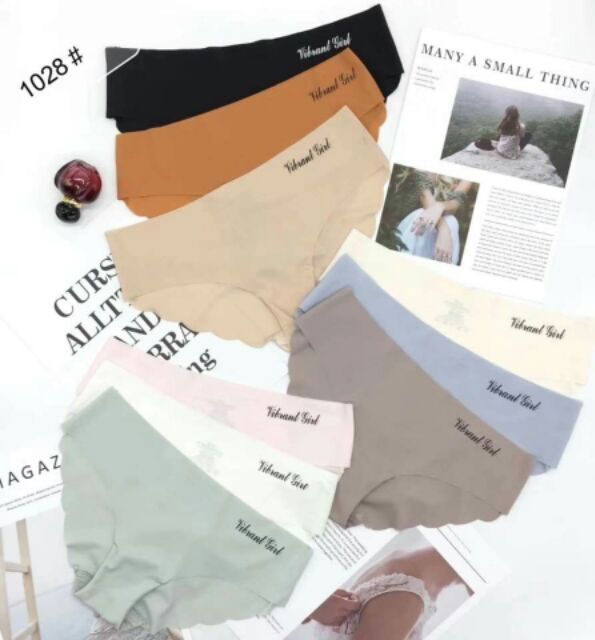 Combo 10 quần đúc không đường may viền hoa siêu mịn siêu mát Vibrant girl 1028