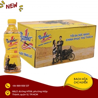 Thùng 24 chai nước tăng lực Number1 (Number One) 330ml