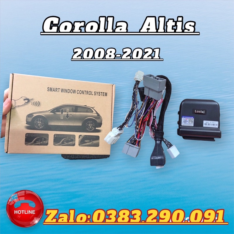Tự động gập gương lên xuống kính Corolla Altis đời 2009 đến 2012 Hãng Lasixi