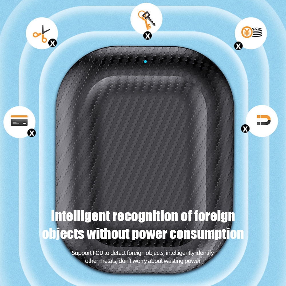 Đế sạc tai nghe không dây 3W Qi thích hợp cho Airpods 2 Pro 3 với cáp dữ liệu Micro USB