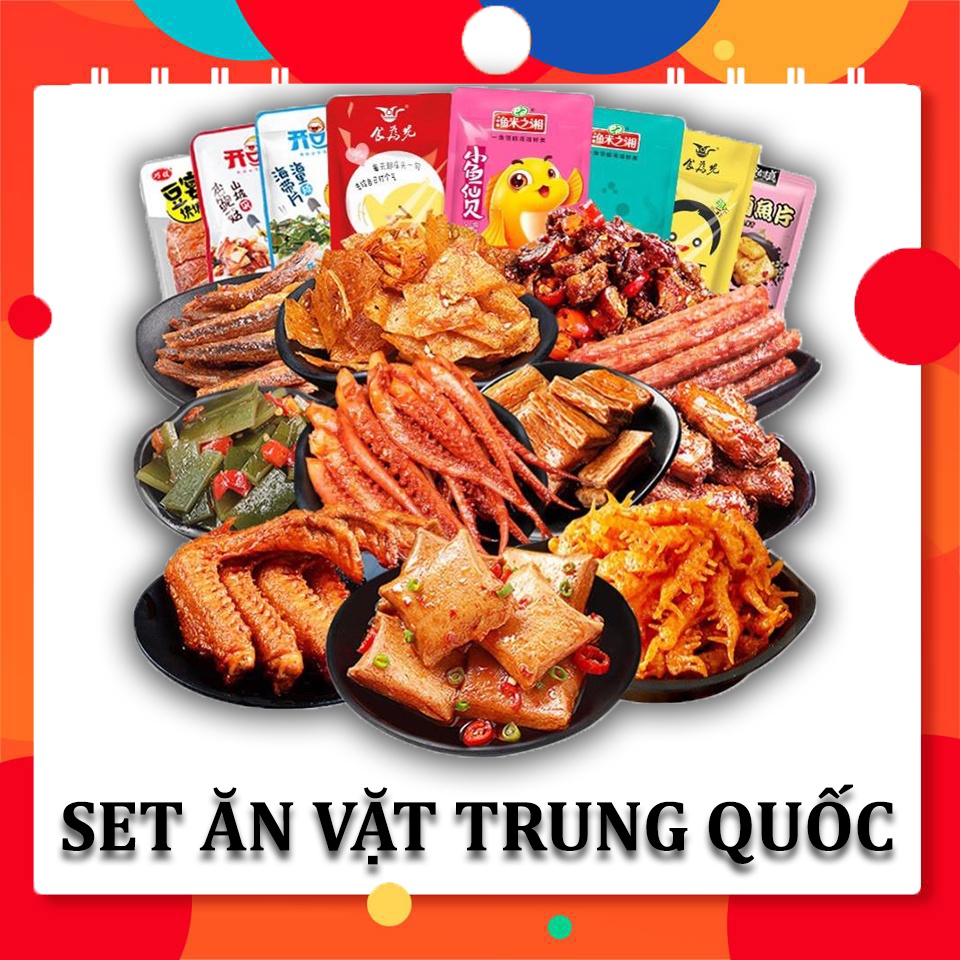 Đồ ăn vặt tổng hợp các món cay ngon ngon