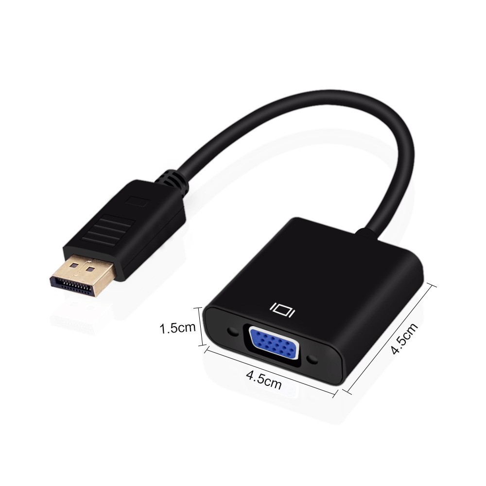 [GIÁ HỦY DIỆT]-Dây chuyển Displayport sang VGA [BH siêu tốc, Lỗi 1 đổi 1]