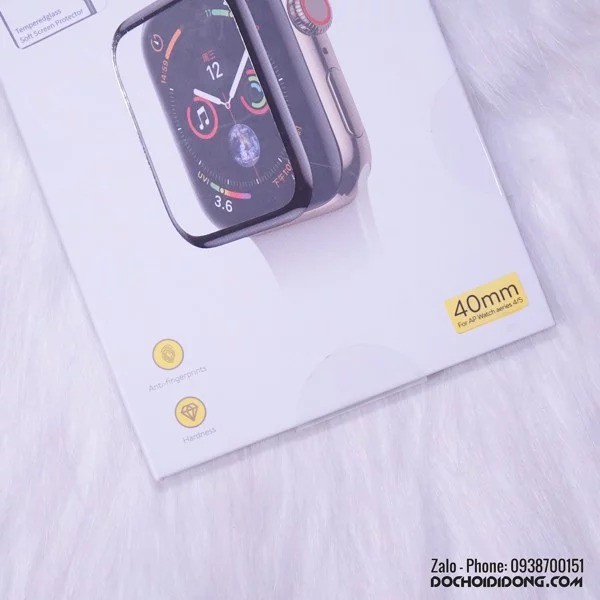 [Mã SKAMCLU9 giảm 10% đơn 100K] Miếng dán cường lực dẻo Polyme dành cho đồng hồ Apple Watch 38 40 42 44mm hiệu Baseus