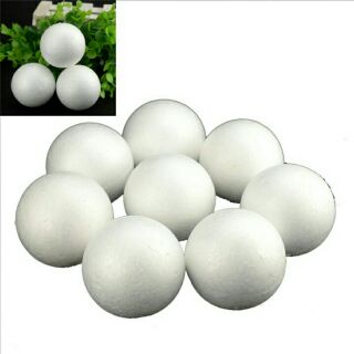 Quả xốp tròn làm hoa
