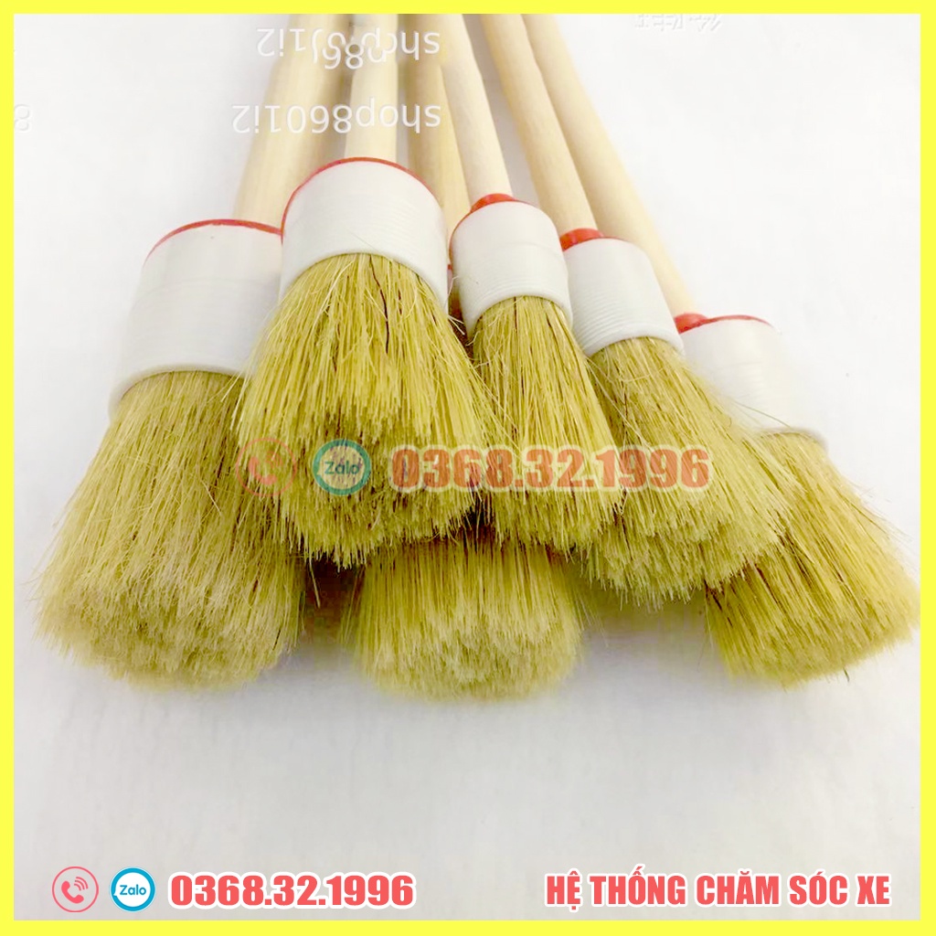 Bộ Chổi Cọ Đa Năng Ô Tô, Xe Máy - Chổi Vệ Sinh Nội Thất, Ngoại Thất, Khoang Máy Đa Năng 6 Chi Tíết Cao Cấp