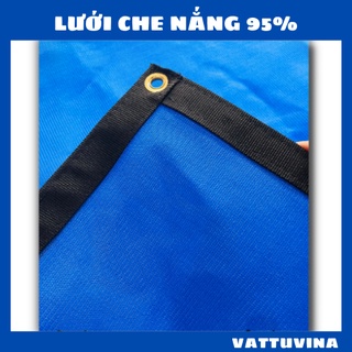 Lưới che nắng 95% 400gsm, HÀNG CAO CẤP, Che nắng ban công, sân vườn (2M x 1M) - Kim khí Vật tư Vina