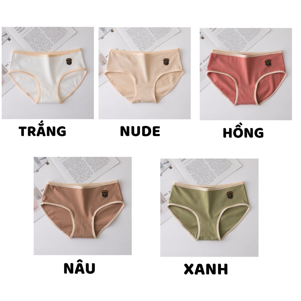 Quần Lót Nữ Cotton - Quần Lót Nữ dễ thương mềm mại tôn dáng chữ Happy girl mẫu 0741 | BigBuy360 - bigbuy360.vn