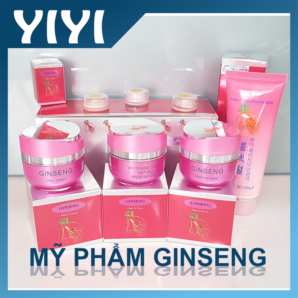 [Chính Hãng] Mỹ phẩm Ginseng, kem sâm giúp mờ nám dưỡng trắng da chiết xuất từ nhân sâm Hàn Quốc, mỹ