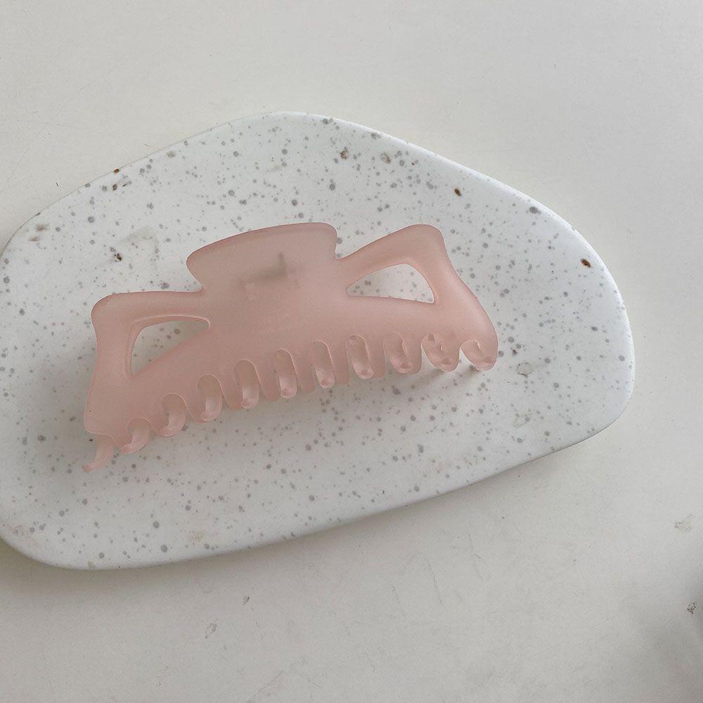 IVORY Kẹp Tóc Càng Cua Kiểu Dáng Hình Học Dễ Thương Dành Cho Nữ