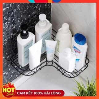 Kệ góc sắt dán tường nhà tắm