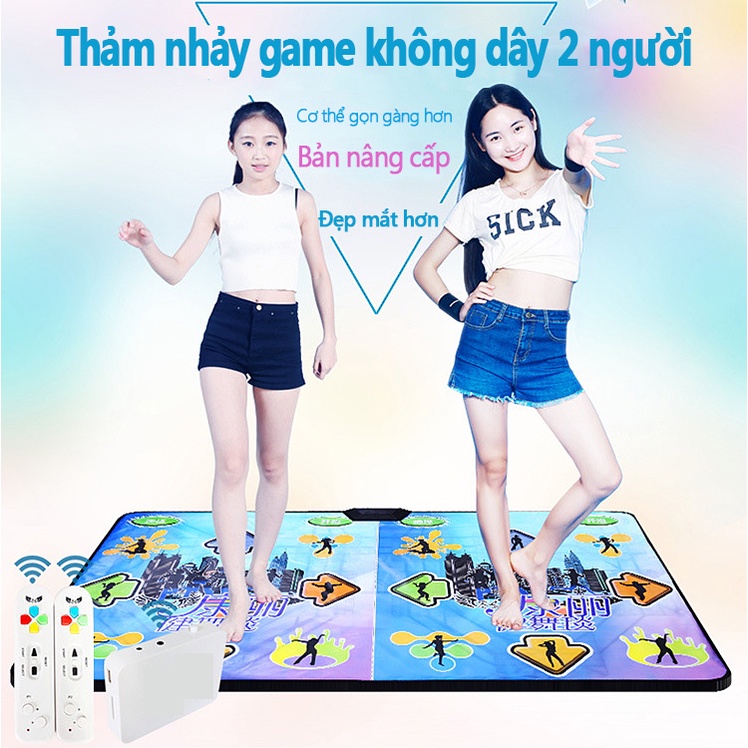 Thảm nhảy audition tại nhà tập nhảy thảm game,chơi game nhảy có dây, kết nối máy tính TV có tay cầm có dây thảm nhảy