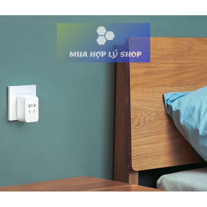 [CHÍNH HÃNG XIAOMI] Ổ Cắm Điện Bluetooth và WIFI Thông Minh Xiaomi Gen 2, hỗ trợ hẹn giờ tắt bật đèn hồ cá, máy bơm nước