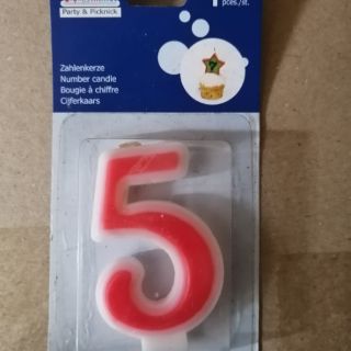 Nến số sinh nhật 0 đến 9