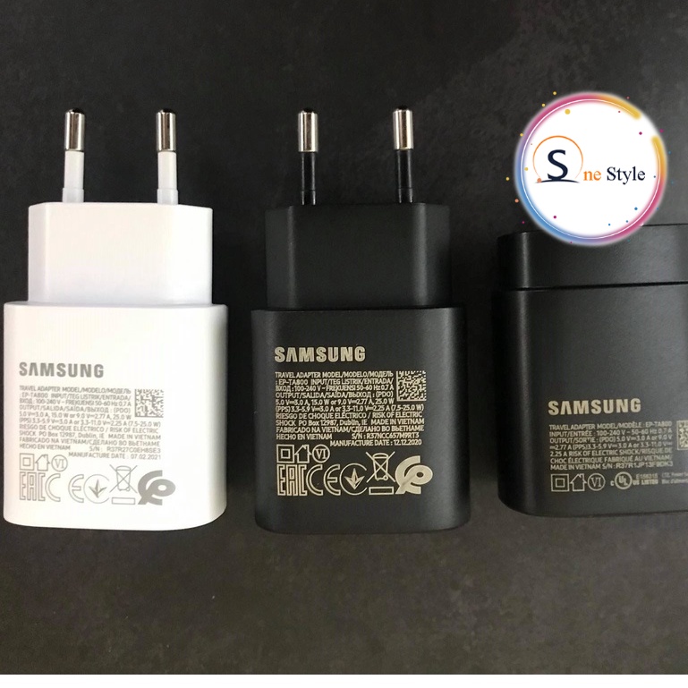 Bộ sạc Samsung S21/s21+/s21 Ultra 25W [ 𝗛𝗮̀𝗻𝗴 𝗖𝗵𝗶́𝗻𝗵 𝗛𝗮̃𝗻𝗴 ]