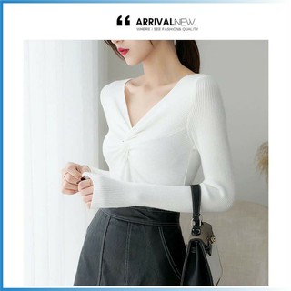 [đẹp - rẻ] áo len xoắn ngực siêu đẹp