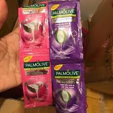 Dầu gội Palmolive dây 12 gói (hồng / tím)