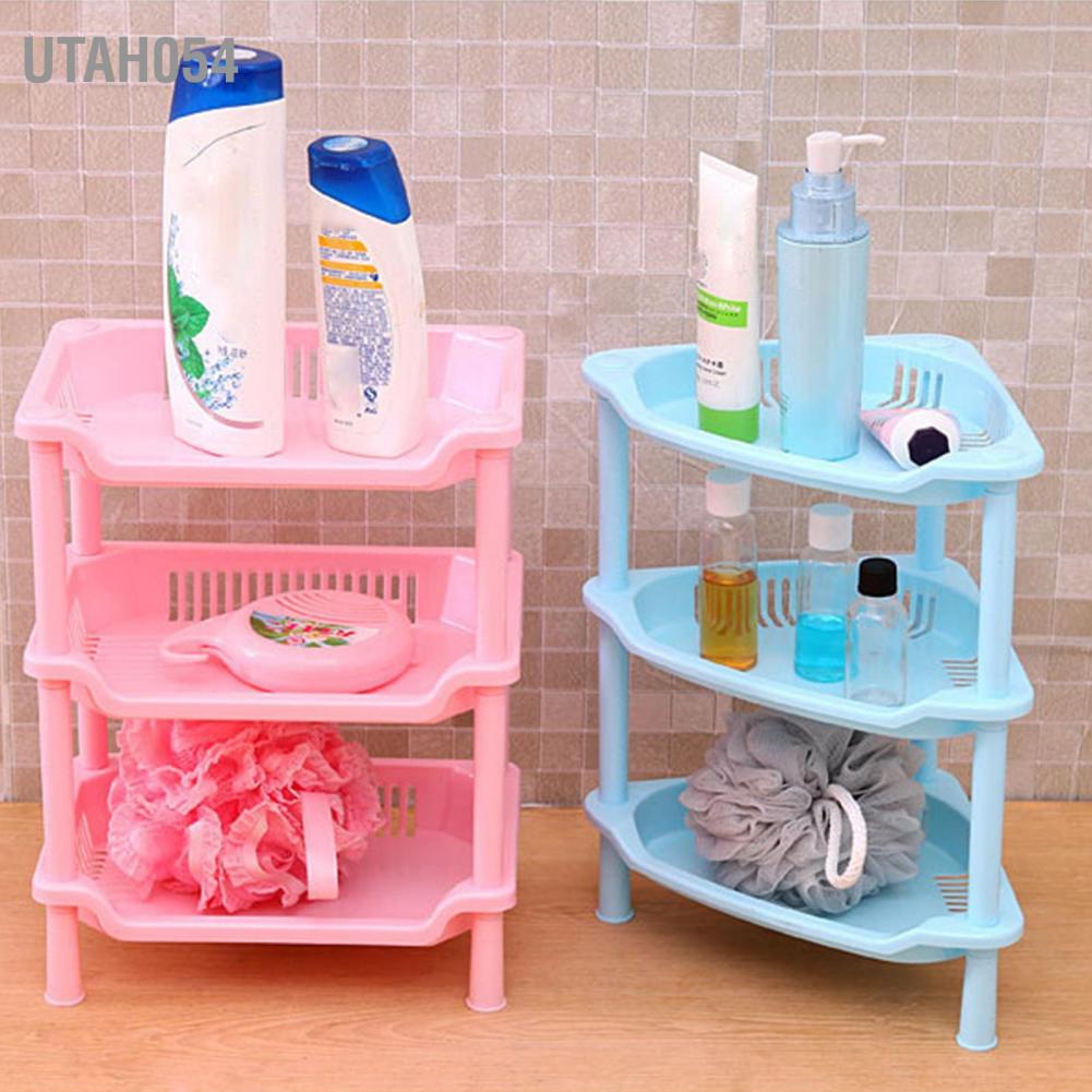 Utah054 3 lớp Phòng tắm Kệ đứng Đứng PP Land Lắp đặt Giá đỡ lưu trữ cho Nhà bếp