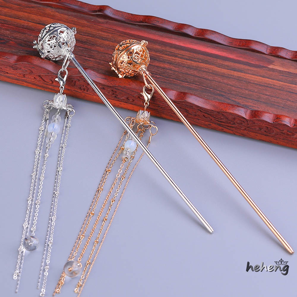 1 Trâm Cài Tóc Đính Quả Cầu Đồng Sáng Lấp Lánh Kiểu Trung Hoa Thanh Lịch Khí Chất Thanh Lịch Cá Tính Dành Cho Nữ