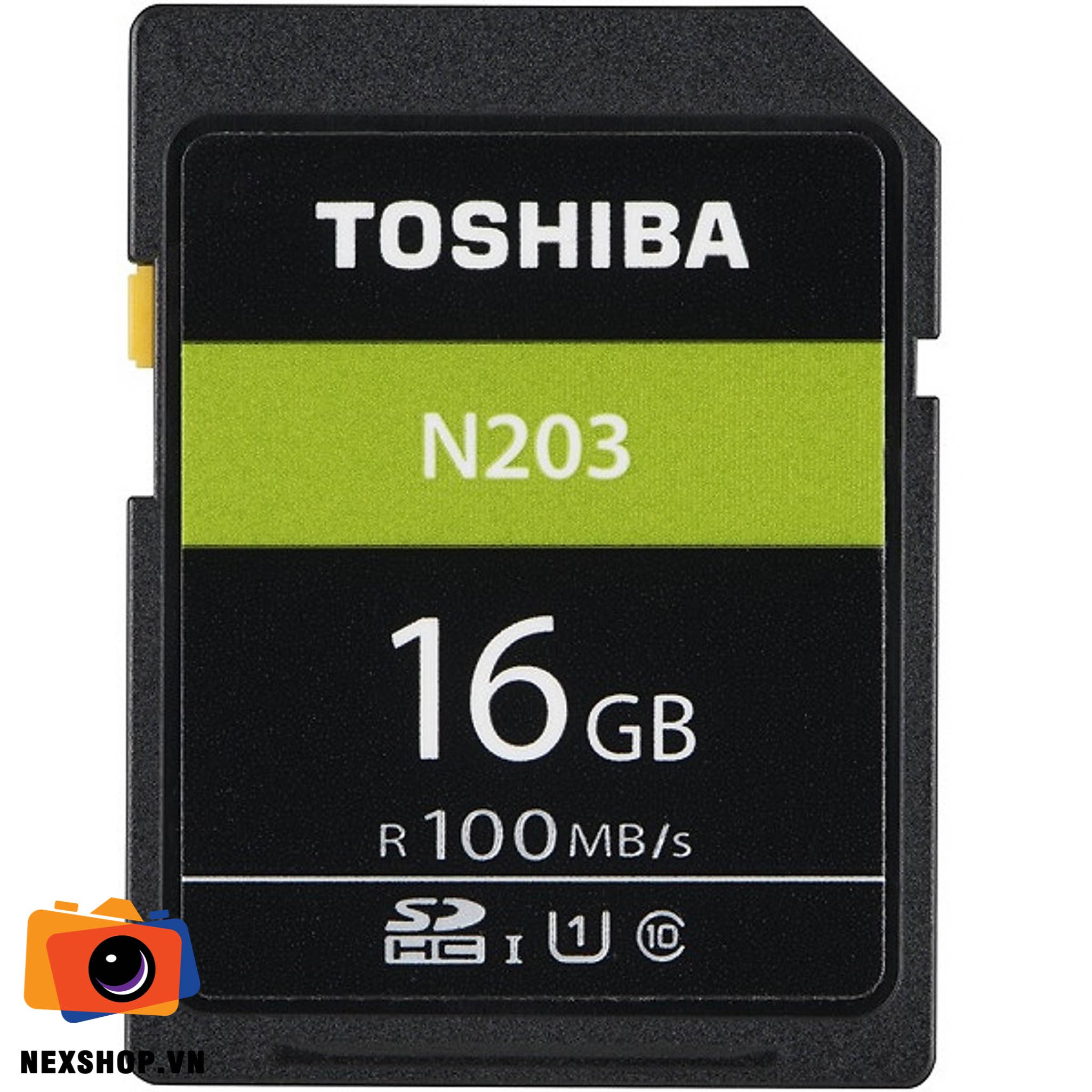 Thẻ nhớ 16GB SDHC N203 UHS-1 C10 100MB/s | BigBuy360 - bigbuy360.vn