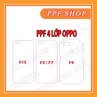 Dán lưng PPF 4 lớp chống va đập cho OPPO F1S / F5 / F7 / F9