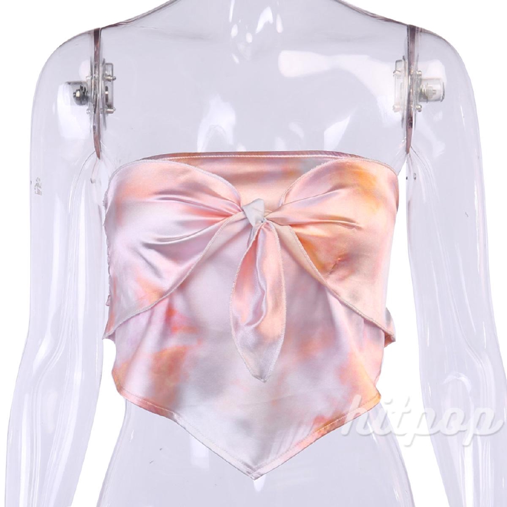 Áo Ống Hở Lưng In Họa Tiết Gợi Cảm Cho Nữ | BigBuy360 - bigbuy360.vn