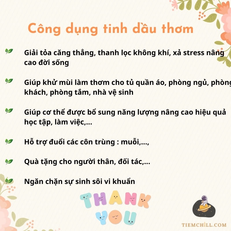 Tinh dầu thiên nhiên thơm phòng cao cấp nguyên chất 100ml TD02 xông phòng, đuổi muỗi - Chillme