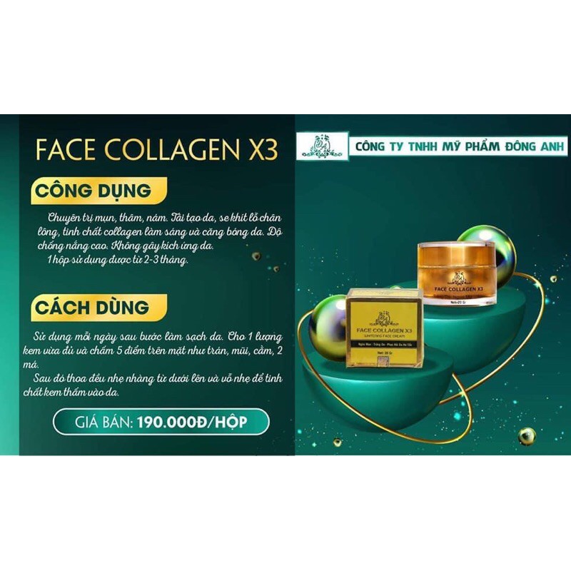 Kem Face Collagen x3