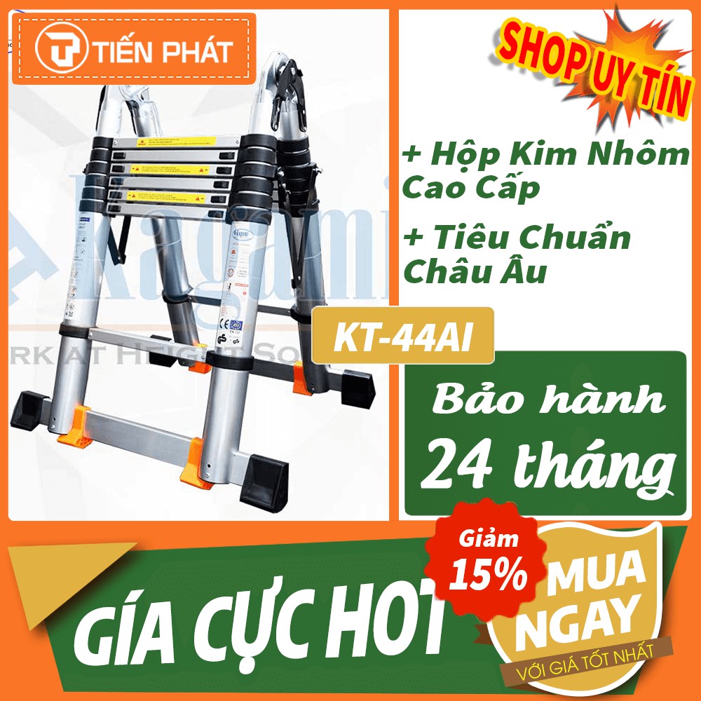 Thang nhôm rút đôi Kagami KT-44AI