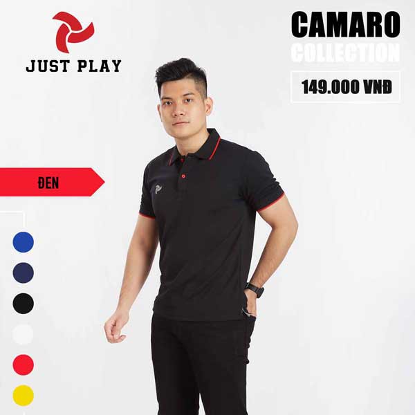 (7 mẫu áo ) Áo polo Justplay Camaro,Áo Polo Beyono Power ,thoáng mát ,thấm hút mồ hôi tốt