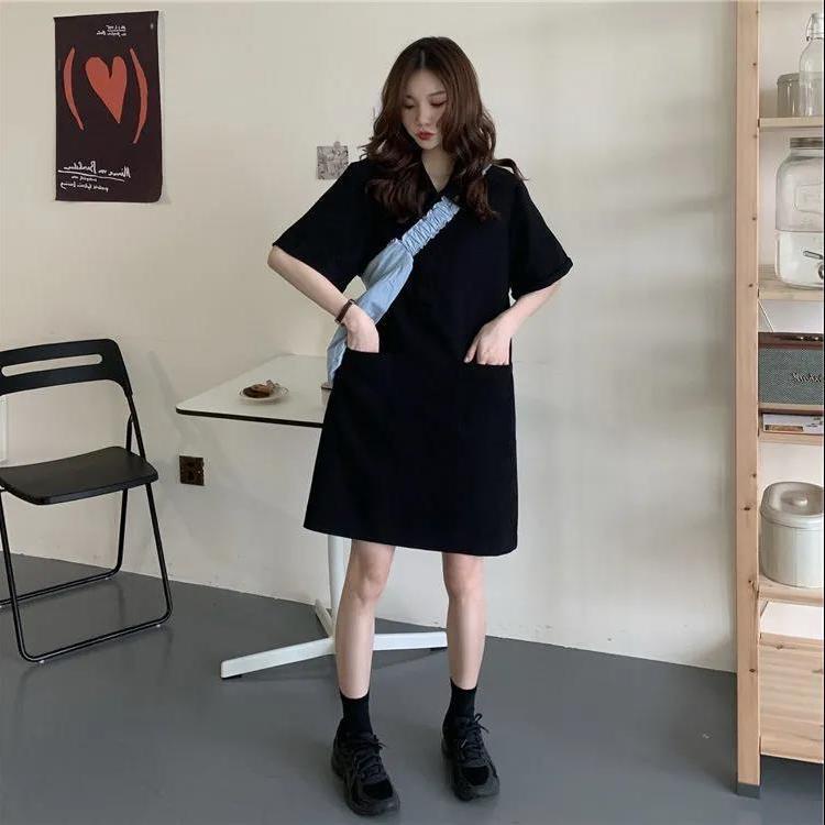 Đầm Cổ Polo Thiết Kế Mới Thoải Mái Thời Trang Dành Cho Nữ