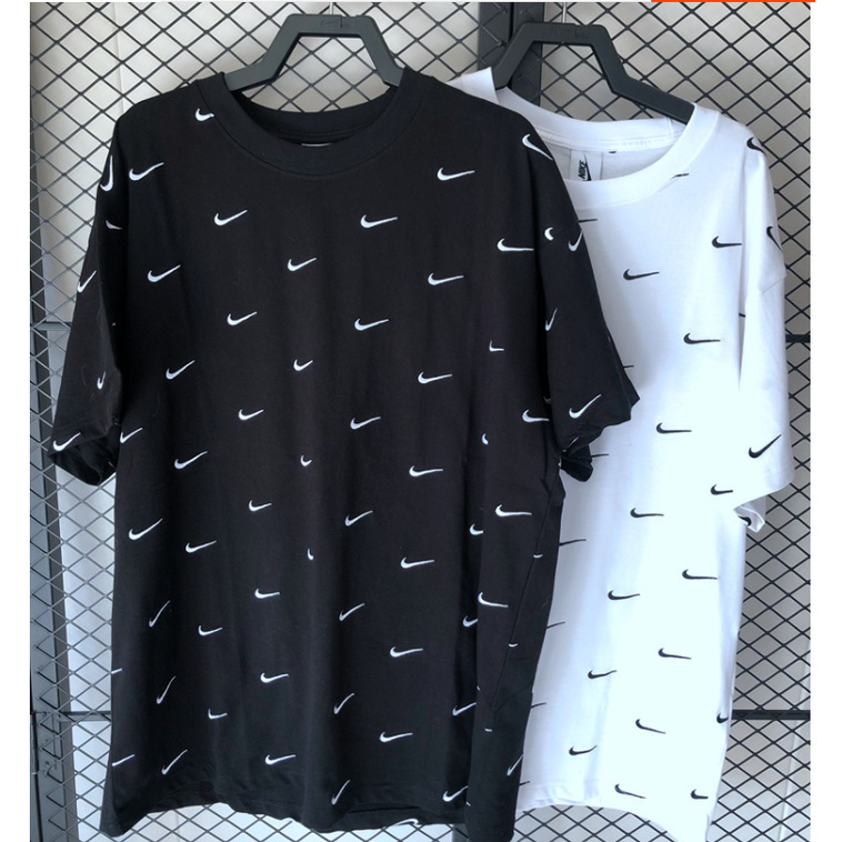 ( Unisex Ảnh Thật ) Áo In Vân Nikee Cotton Siêu Thấm Hút, Fom Dáng Unisex Thời Trang Fom BOO Slim | BigBuy360 - bigbuy360.vn