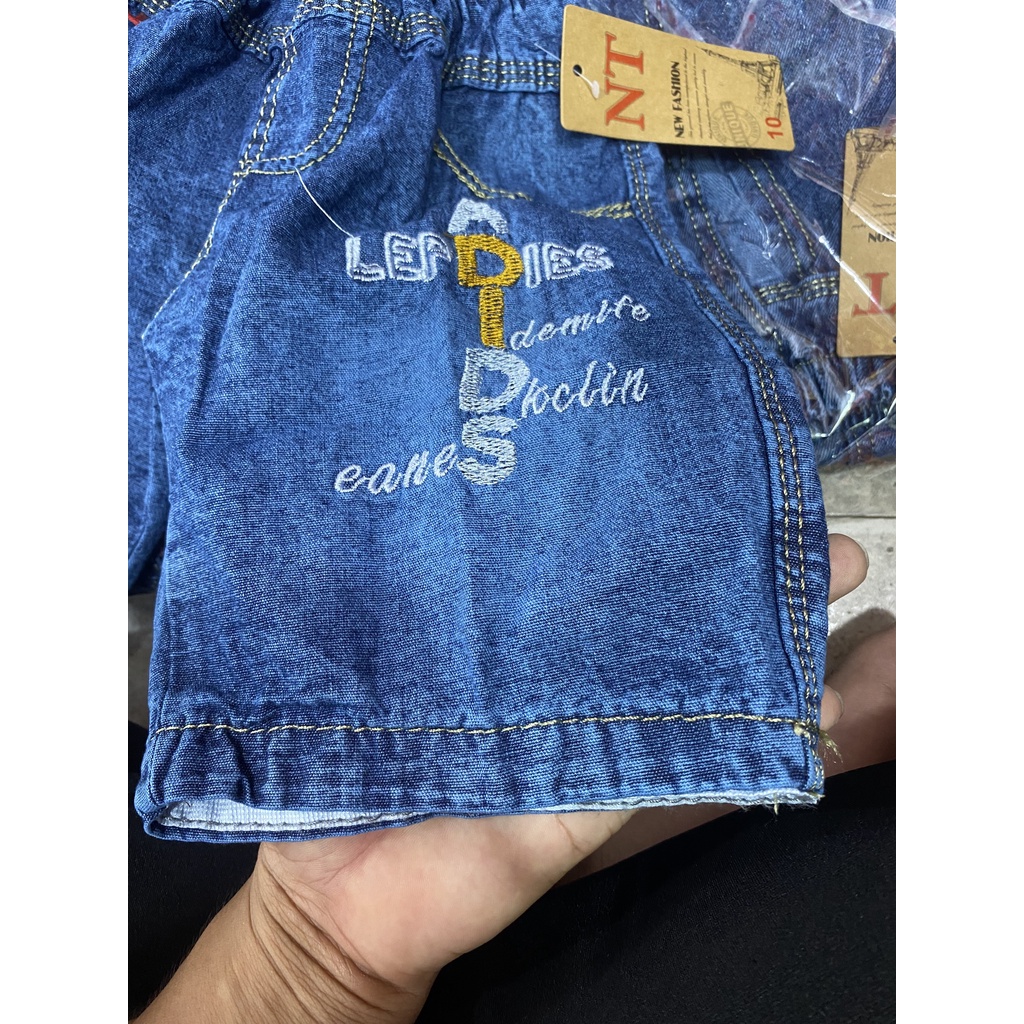 QN01_Quần jen đùi cho bé trai vải mềm co giãn giá tận xưởng size 2t-8t MẪU NGẪU NHIÊN