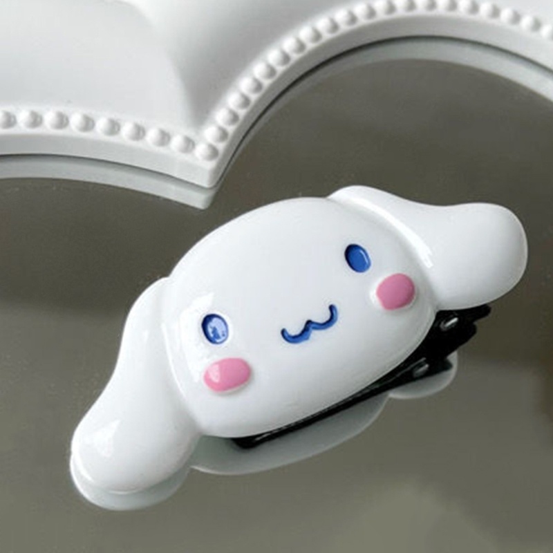 Kẹp Tóc Đuôi Vịt Bằng Nhựa Họa Tiết Hoạt Hình