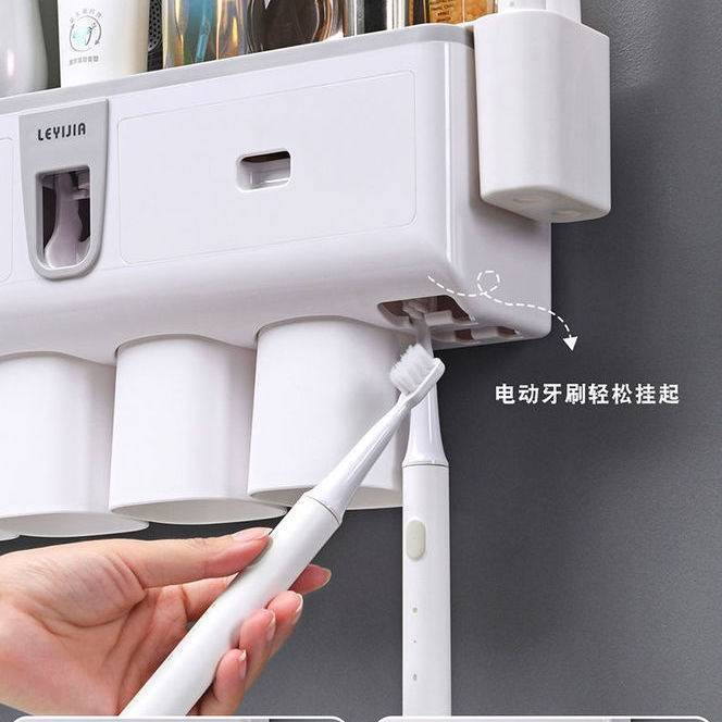 kệ lò vi sóngđời Giá để bàn chải đánh răng treo tường miễn phí đục lỗ bàn chải đánh răng điện | BigBuy360 - bigbuy360.vn