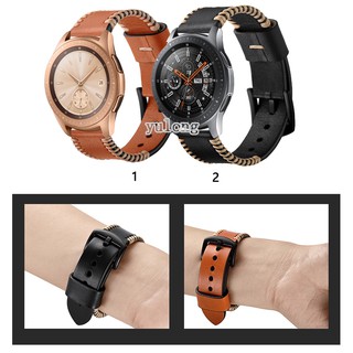 Dây đeo bằng da PU cho đồng hồ Samsung Galaxy Watch 42mm 46mm