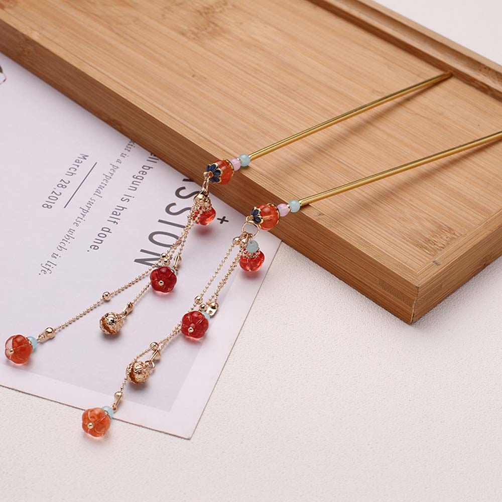 Trâm cài tóc đính ngọc trai nhân tạo phong cách Trung Hoa cổ điển cho nữ