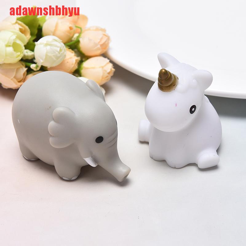 [adawnshbhyu]Baby Water Flashing Animals Automatic Led Lighting up Beach Bathroom Bath Toys