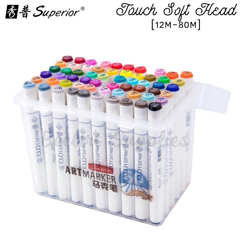 BÚT MARKER TOUCH SOFT SUPERIOR 12/24/36