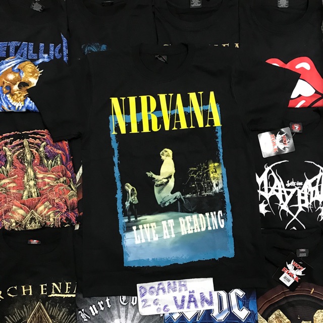 (M, L, XL) ÁO NIRVANA - ROCK BAND TEE - ÁO THUN ROCK - ROCK TEE - ROCK BAND