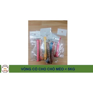 VÒNG CỔ CHÓ MÈO DƯỚI 5KG