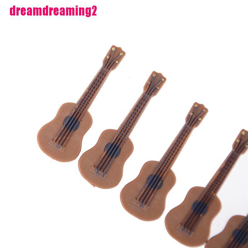 Đàn Guitar Đồ Chơi Dễ Thương Cho Nhà Búp Bê