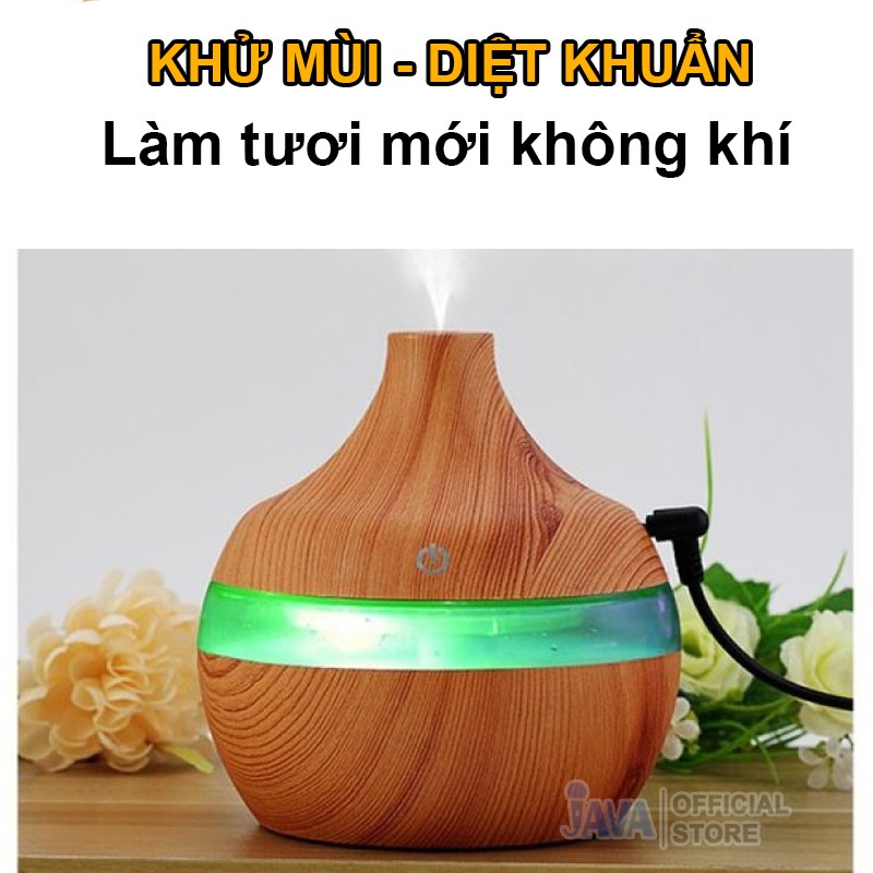 [TẶNG 6 LOẠI TINH DẦU] Máy Phun Sương - Đèn Xông, Khuếch Tán Tinh Dầu Thiên Nhiên