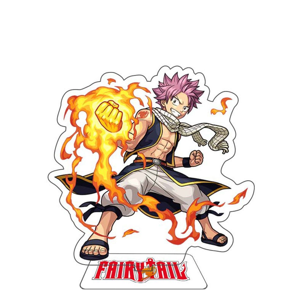 Mô Hình Nhân Vật Anime Fairy Tail Bằng Acrylic Đứng Để Bàn Trang Trí