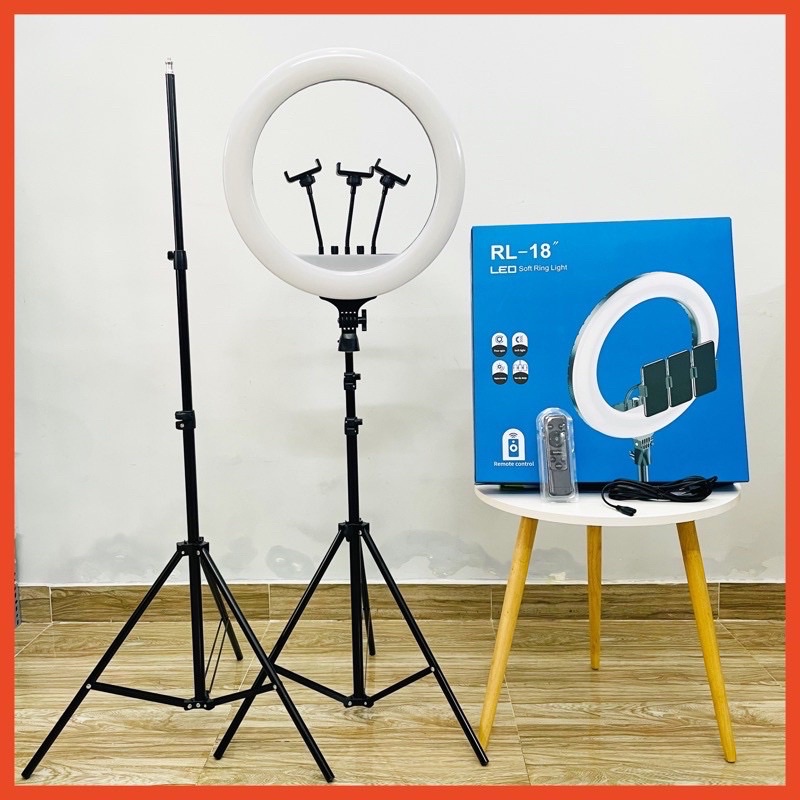 Đèn Livestream Hỗ Trợ Ánh Sáng Chụp Hình, Make up, Quay Tiktok Nhiều Size 26cm/33cm