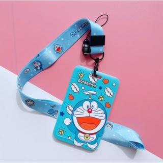 Dây đeo thẻ kèm bảng tên học sinh sinh viên hoạt hình cute