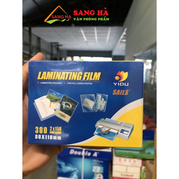 [Video Thực tế] Nhựa Ép PLASTIC Bằng lái xe 150MIC 80x100mm- Màng ép Bằng lái 100 tờ/xấp