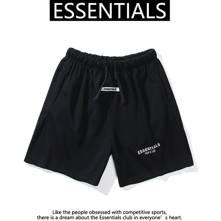Quần short cotton phản quang thời trang unisex